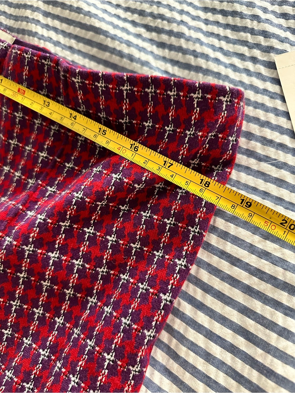 Maeve Margot Cropped Plaid Pants NWT - Picture 7 of 8